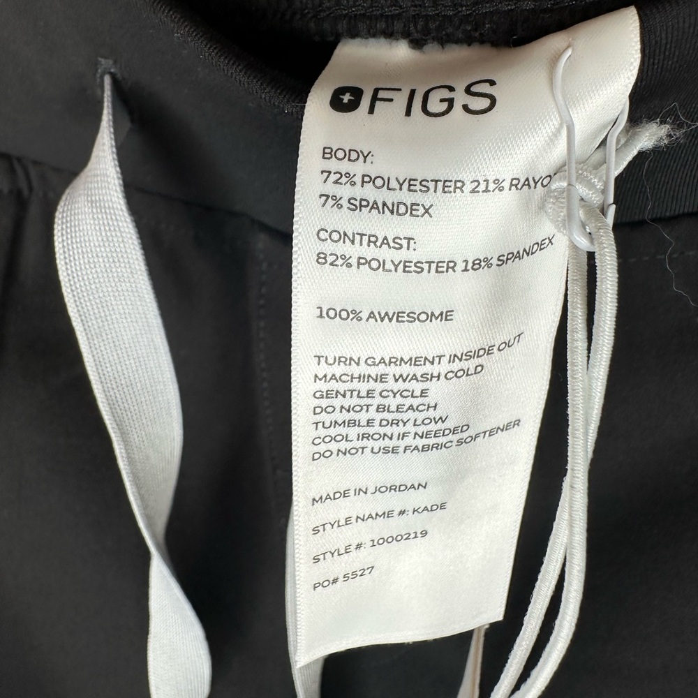 FIGS Black Scrub Pants NWT - Picture 4 of 5